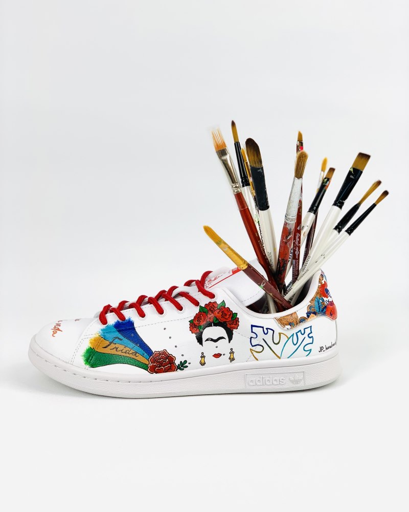 scarpe custom Frida Kahlo