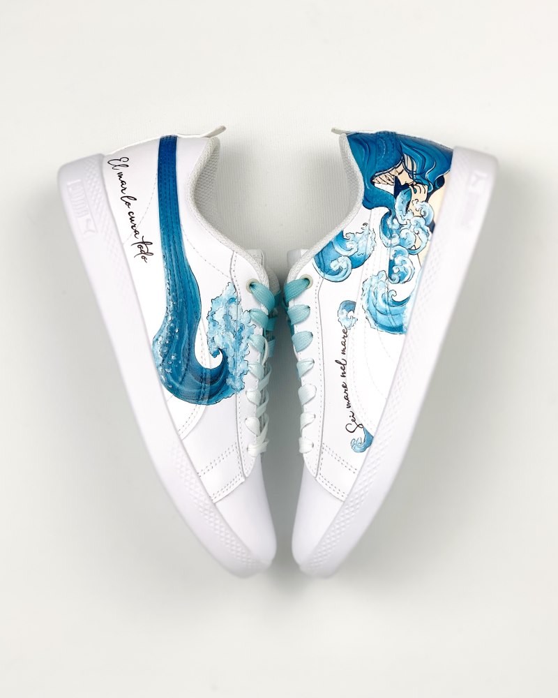 scarpe personalizzate mare