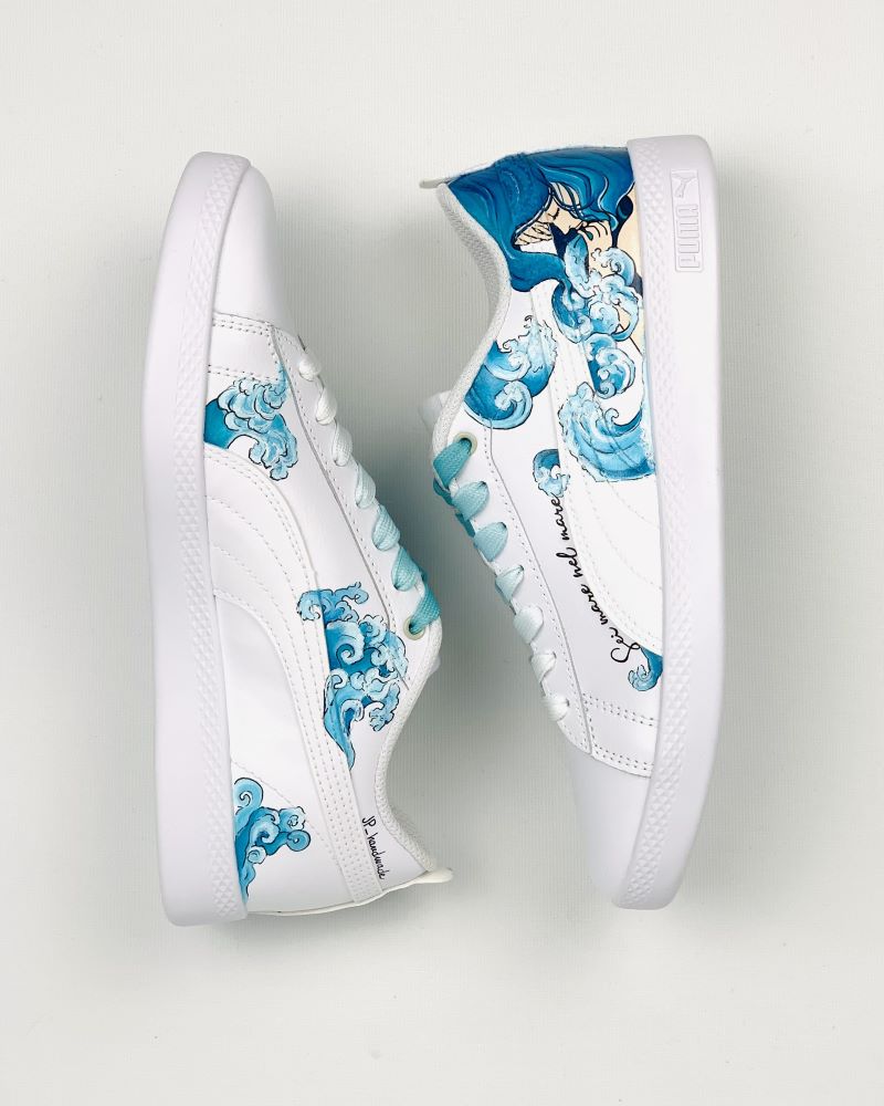 scarpe customizzate mare
